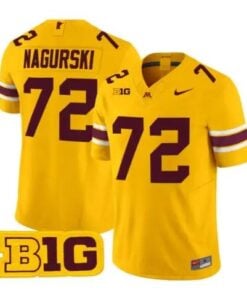 Bronko Nagurski Jersey #72 Minnesota Golden Gophers 2026 Stitched by My Store NCAA Football Jerseys