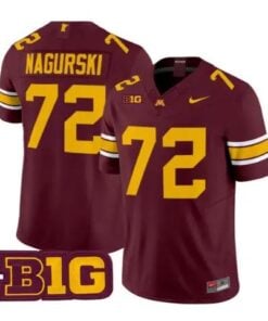Bronko Nagurski Jersey #72 Minnesota Golden Gophers 2026 Stitched by My Store NCAA Football Jerseys