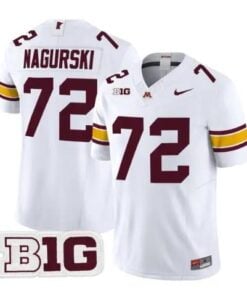 Bronko Nagurski Jersey #72 Minnesota Golden Gophers 2026 Stitched by My Store NCAA Football Jerseys