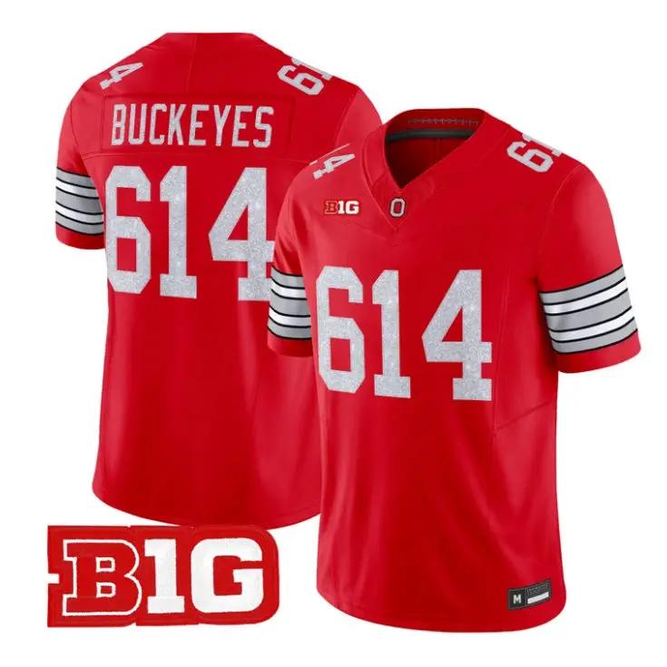 Buckeyes Jersey #614 Ohio State Buckeyes Glitter Vapor All Stitched 2 Buckeyes Jersey #614 Ohio State Buckeyes Glitter Vapor All Stitched by My Store NCAA Football Jerseys