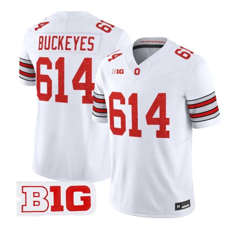 Buckeyes Jersey #614 Ohio State Buckeyes Glitter Vapor All Stitched 3 Buckeyes Jersey #614 Ohio State Buckeyes Glitter Vapor All Stitched by My Store NCAA Football Jerseys