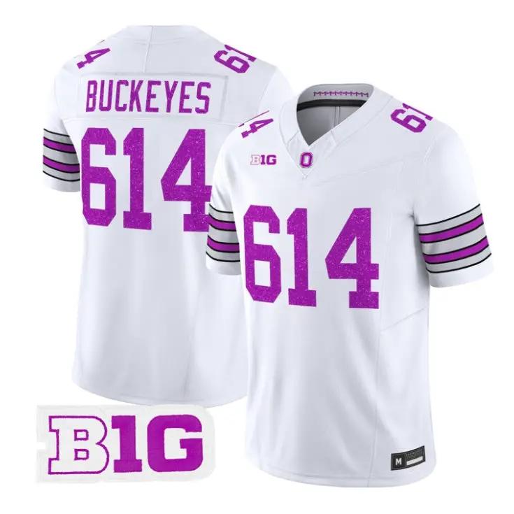 Buckeyes Jersey #614 Ohio State Buckeyes Glitter Vapor All Stitched 5 Buckeyes Jersey #614 Ohio State Buckeyes Glitter Vapor All Stitched by My Store NCAA Football Jerseys