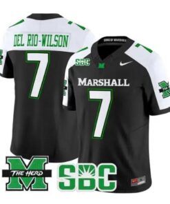 Carlos Del Rio-Wilson Jersey #7 Marshall Thundering Herd 2026 Stitched by My Store NCAA Football Jerseys