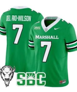 Carlos Del Rio-Wilson Jersey #7 Marshall Thundering Herd 2026 Stitched by My Store NCAA Football Jerseys