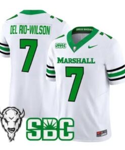Carlos Del Rio-Wilson Jersey #7 Marshall Thundering Herd 2026 Stitched by My Store NCAA Football Jerseys