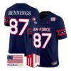 Chad Hennings Jersey #87 Air Force Falcons 2026 Freedom 250 Stitched