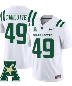 Charlotte Jersey #49 Charlotte 49ers 2026 Vapor Limited All Stitched 6 Charlotte Jersey #49 Charlotte 49ers 2026 Vapor Limited All Stitched by My Store NCAA Football Jerseys