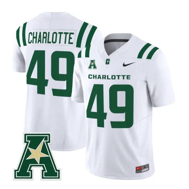 Charlotte Jersey #49 Charlotte 49ers 2026 Vapor Limited All Stitched 3 Charlotte Jersey #49 Charlotte 49ers 2026 Vapor Limited All Stitched by My Store NCAA Football Jerseys
