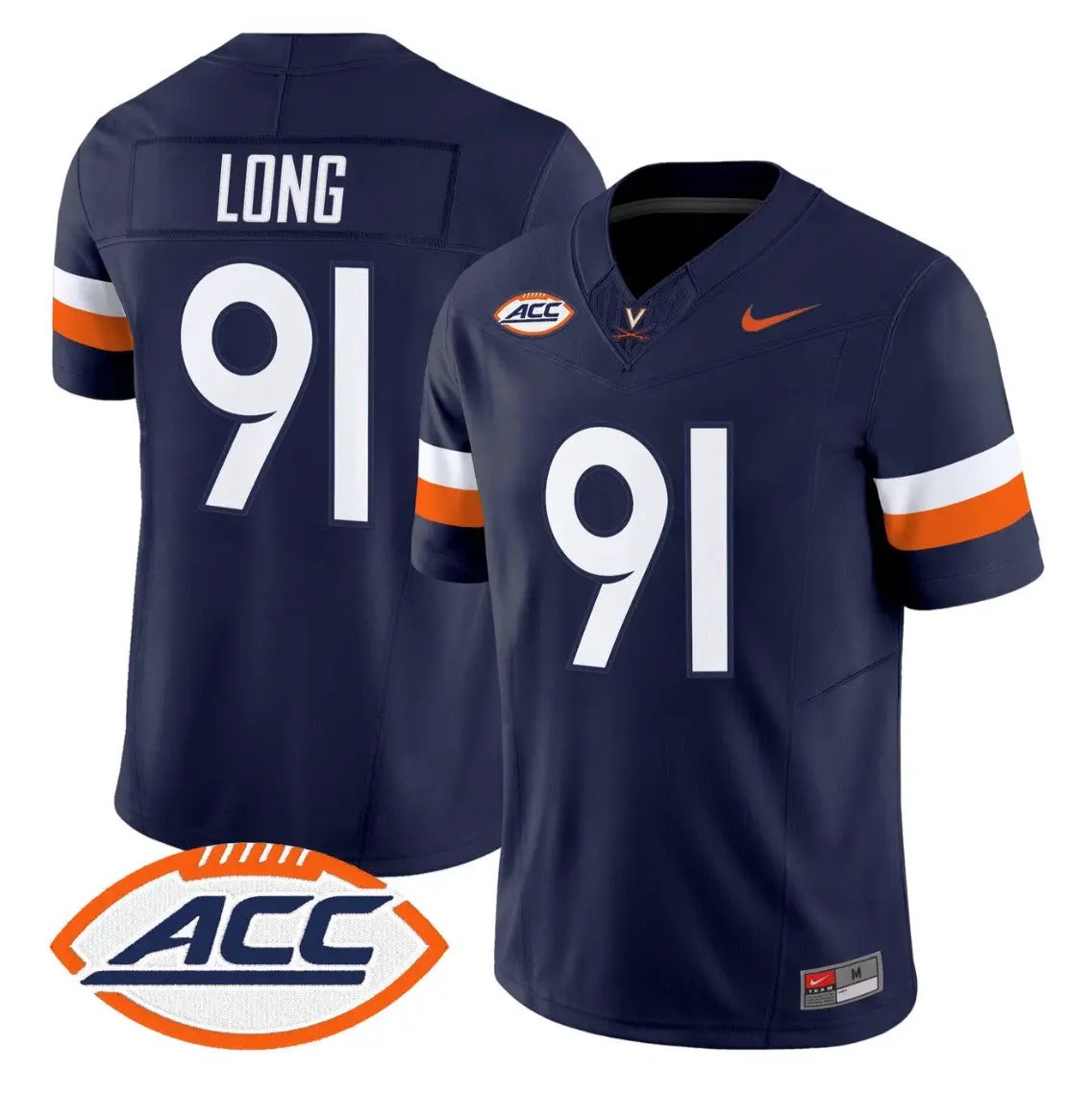 Chris Long Jersey #91 Virginia Cavaliers 2026 Vapor Limited Stitched 1 Chris Long Jersey #91 Virginia Cavaliers 2026 Vapor Limited Stitched by My Store NCAA Football Jerseys