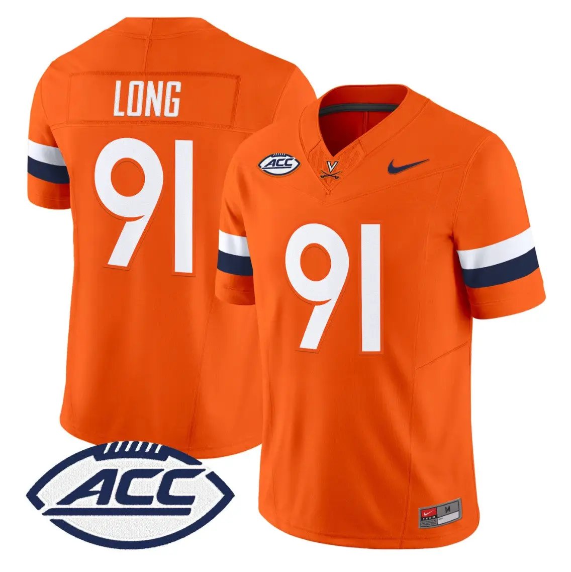Chris Long Jersey #91 Virginia Cavaliers 2026 Vapor Limited Stitched 2 Chris Long Jersey #91 Virginia Cavaliers 2026 Vapor Limited Stitched by My Store NCAA Football Jerseys