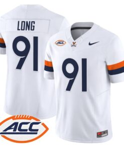 Chris Long Jersey #91 Virginia Cavaliers 2026 Vapor Limited Stitched 6 Chris Long Jersey #91 Virginia Cavaliers 2026 Vapor Limited Stitched by My Store NCAA Football Jerseys