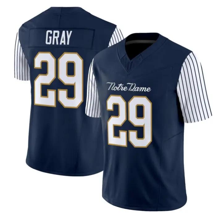 Christian Gray Jersey #29 Notre Dame Fighting Irish 2018 Shamrock Series Stitched 1 Christian Gray Jersey #29 Notre Dame Fighting Irish 2018 Shamrock Series Stitched by My Store NCAA Football Jerseys