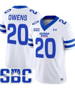 Coby Owens Jersey #20 Georgia State Panthers 2026 Vapor Stitched by My Store NCAA Football Jerseys
