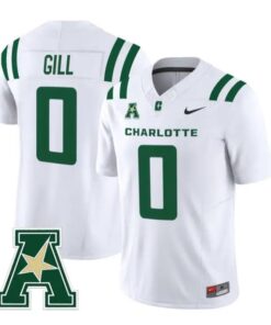 Collin Gill Jersey #0 Charlotte 49ers 2026 Vapor Limited All Stitched 6 Collin Gill Jersey #0 Charlotte 49ers 2026 Vapor Limited All Stitched by My Store NCAA Football Jerseys
