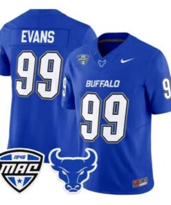 Cornell Evans Jersey #99 Buffalo Bulls 2026 All Stitched 9 Cornell Evans Jersey #99 Buffalo Bulls 2026 All Stitched by My Store NCAA Football Jerseys