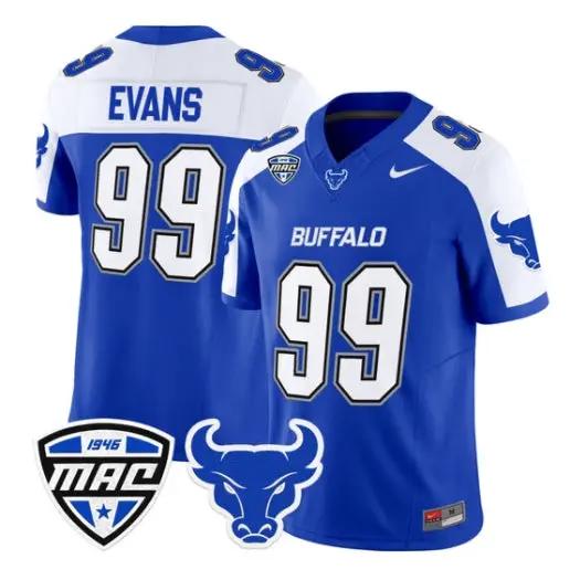 Cornell Evans Jersey #99 Buffalo Bulls 2026 All Stitched 3 Cornell Evans Jersey #99 Buffalo Bulls 2026 All Stitched by My Store NCAA Football Jerseys