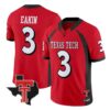 Coy Eakin Jersey #3 Texas Tech Red Raiders 2026 Texas Patch All Stitched 5 Coy Eakin Jersey #3 Texas Tech Red Raiders 2026 Texas Patch All Stitched by My Store NCAA Football Jerseys