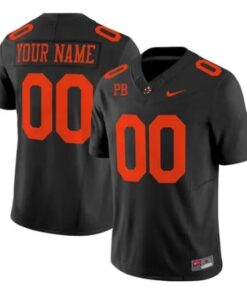 Custom Massillon Tigers Jersey Name, Number 2026 Stitched Black Orang by My Store NCAA Football Jerseys