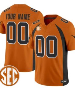 Custom Texas Longhorns Jersey 1990 Throwback Name, Number 2026 Limited Stitched by My Store NCAA Football Jerseys