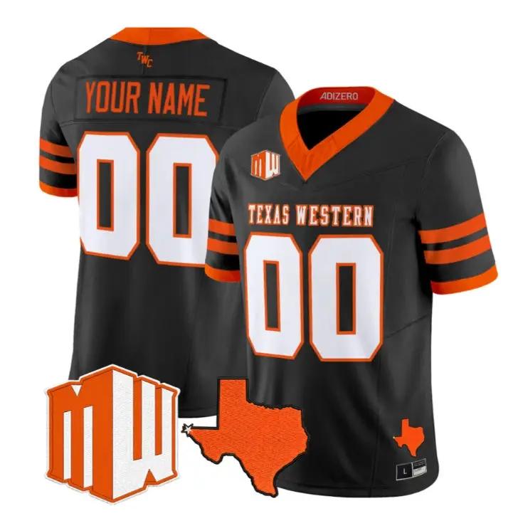 Custom UTEP Miners Jersey 2026 Going Dark in the Sun City 2026 Vapor Stitched 1 Custom UTEP Miners Jersey 2026 Going Dark in the Sun City 2026 Vapor Stitched by My Store NCAA Football Jerseys