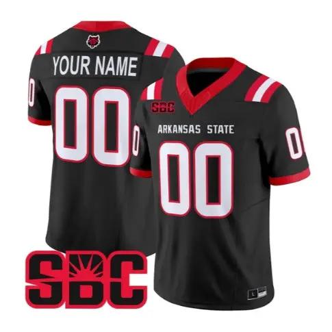 Custom Arkansas State Red Wolves Jersey 2026 Vapor All Stitched 1 Custom Arkansas State Red Wolves Jersey 2026 Vapor All Stitched by My Store NCAA Football Jerseys