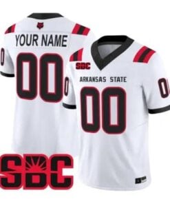 Custom Arkansas State Red Wolves Jersey 2026 Vapor All Stitched 6 Custom Arkansas State Red Wolves Jersey 2026 Vapor All Stitched by My Store NCAA Football Jerseys