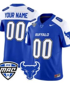 Custom Buffalo Bulls Jersey Name, Number 2026 All Stitched 8 Custom Buffalo Bulls Jersey Name, Number 2026 All Stitched by My Store NCAA Football Jerseys