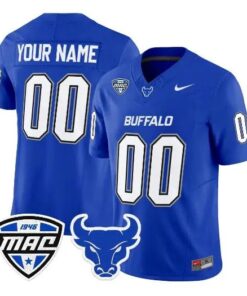 Custom Buffalo Bulls Jersey Name, Number 2026 All Stitched 9 Custom Buffalo Bulls Jersey Name, Number 2026 All Stitched by My Store NCAA Football Jerseys