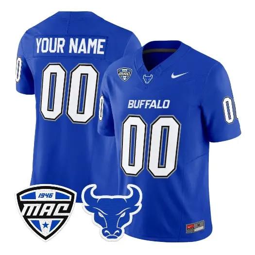 Custom Buffalo Bulls Jersey Name, Number 2026 All Stitched 4 Custom Buffalo Bulls Jersey Name, Number 2026 All Stitched by My Store NCAA Football Jerseys