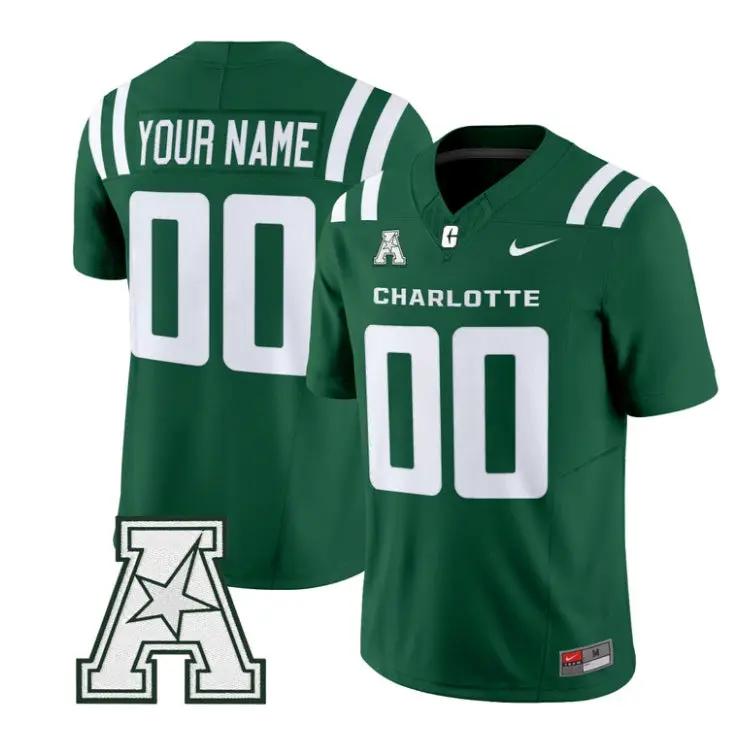Custom Charlotte 49ers Jersey Name, Number 2026 Vapor All Stitched 1 Custom Charlotte 49ers Jersey Name, Number 2026 Vapor All Stitched by My Store NCAA Football Jerseys