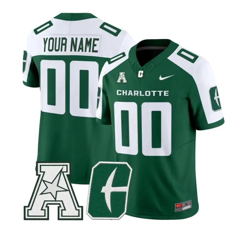 Custom Charlotte 49ers Jersey Name, Number 2026 Vapor All Stitched 2 Custom Charlotte 49ers Jersey Name, Number 2026 Vapor All Stitched by My Store NCAA Football Jerseys