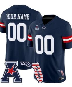 Custom Florida Atlantic Owls Jersey 2026 Florida Patch Vapor All Stitched by My Store NCAA Football Jerseys