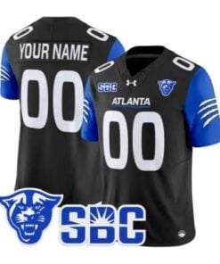 Custom Georgia State Panthers Jersey Name, Number 2026 Stitched by My Store NCAA Football Jerseys