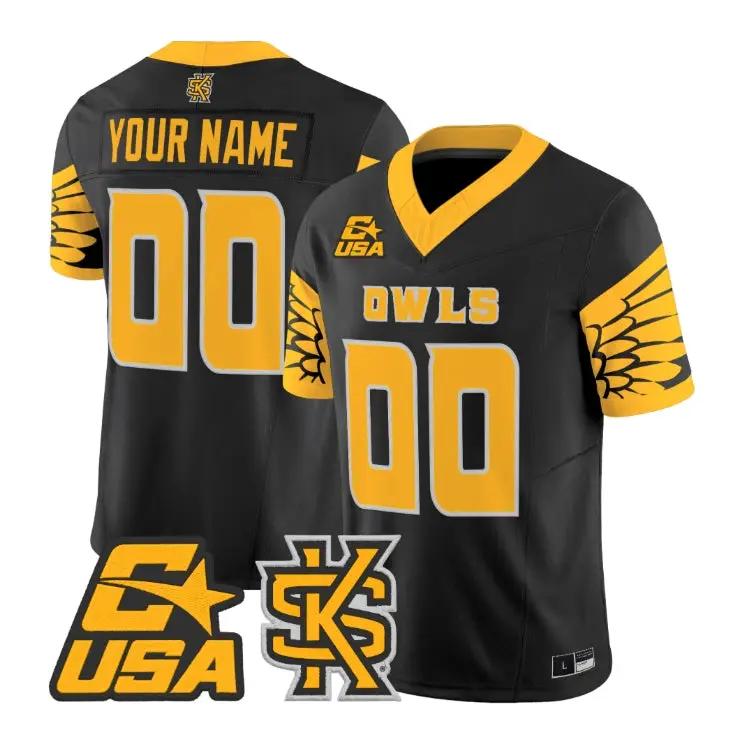 Custom Kennesaw State Owls Jersey Name, Number 2026 Vapor All Stitched 2 Custom Kennesaw State Owls Jersey Name, Number 2026 Vapor All Stitched by My Store NCAA Football Jerseys