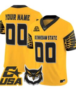 Custom Kennesaw State Owls Jersey Name, Number 2026 Vapor All Stitched 8 Custom Kennesaw State Owls Jersey Name, Number 2026 Vapor All Stitched by My Store NCAA Football Jerseys