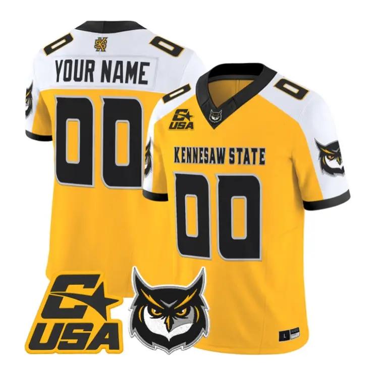 Custom Kennesaw State Owls Jersey Name, Number 2026 Vapor All Stitched 5 Custom Kennesaw State Owls Jersey Name, Number 2026 Vapor All Stitched by My Store NCAA Football Jerseys