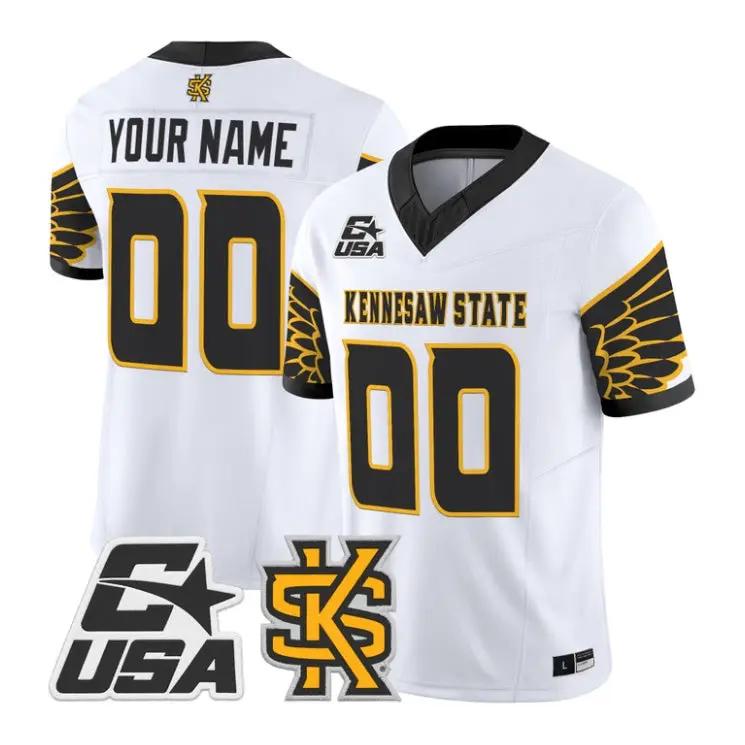 Custom Kennesaw State Owls Jersey Name, Number 2026 Vapor All Stitched 4 Custom Kennesaw State Owls Jersey Name, Number 2026 Vapor All Stitched by My Store NCAA Football Jerseys