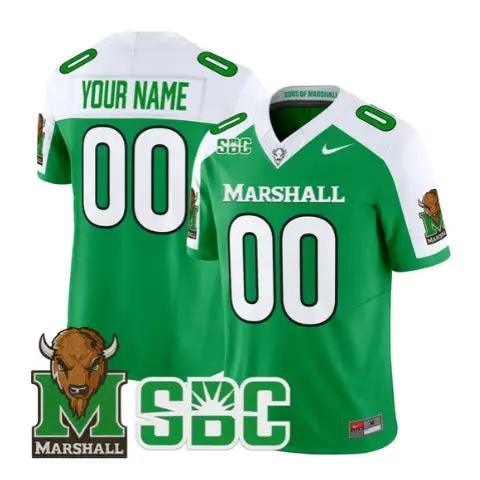 Custom Marshall Thundering Herd Jersey 2026 Vapor Stitched 3 Custom Marshall Thundering Herd Jersey 2026 Vapor Stitched by My Store NCAA Football Jerseys