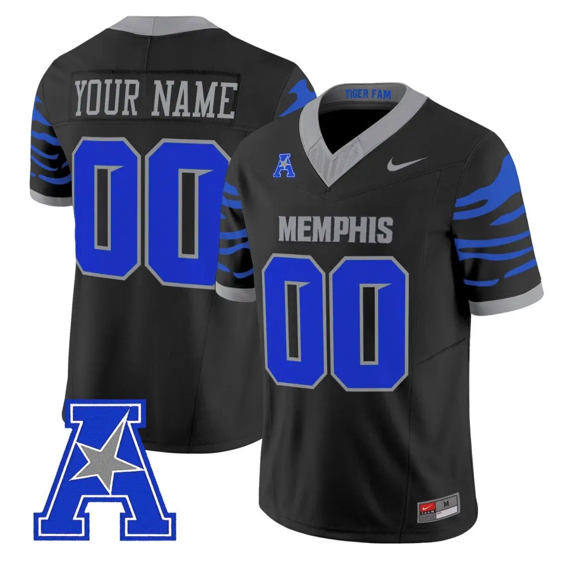 Custom Memphis Tigers Jersey Name, Number 2026 Vapor Limited Stitched 1 Custom Memphis Tigers Jersey Name, Number 2026 Vapor Limited Stitched by My Store NCAA Football Jerseys