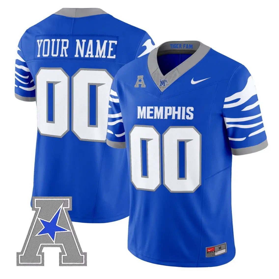 Custom Memphis Tigers Jersey Name, Number 2026 Vapor Limited Stitched 3 Custom Memphis Tigers Jersey Name, Number 2026 Vapor Limited Stitched by My Store NCAA Football Jerseys