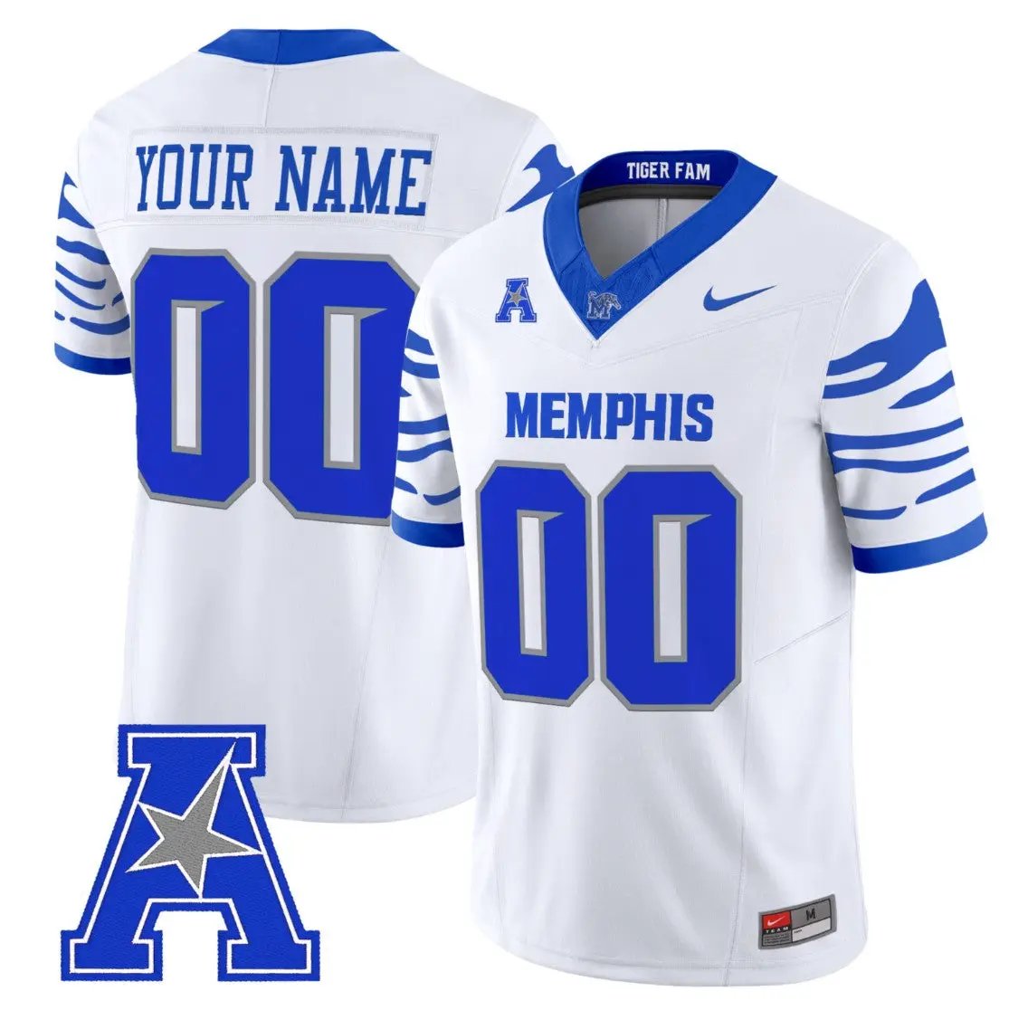 Custom Memphis Tigers Jersey Name, Number 2026 Vapor Limited Stitched 4 Custom Memphis Tigers Jersey Name, Number 2026 Vapor Limited Stitched by My Store NCAA Football Jerseys