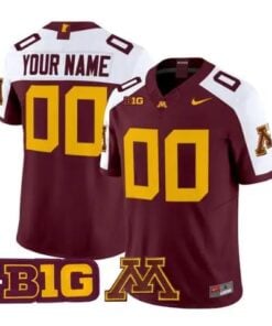 Custom Minnesota Golden Gophers Jersey 2026 Vapor All Stitched 10 Custom Minnesota Golden Gophers Jersey 2026 Vapor All Stitched by My Store NCAA Football Jerseys