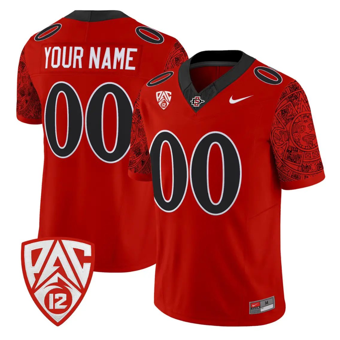 Custom San Diego State Aztecs Jersey Name, Number 2026 Vapor Stitched 2 Custom San Diego State Aztecs Jersey Name, Number 2026 Vapor Stitched by My Store NCAA Football Jerseys