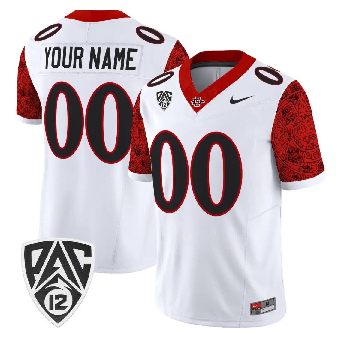 Custom San Diego State Aztecs Jersey Name, Number 2026 Vapor Stitched 3 Custom San Diego State Aztecs Jersey Name, Number 2026 Vapor Stitched by My Store NCAA Football Jerseys