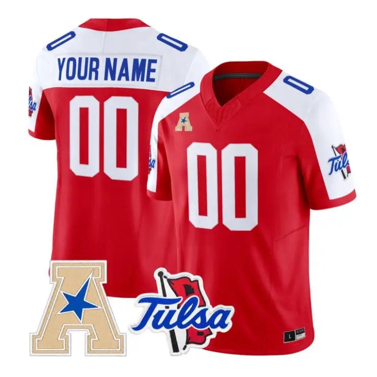 Custom Tulsa Golden Hurricane Jersey 2026 Vapor Limited All Stitched 2 Custom Tulsa Golden Hurricane Jersey 2026 Vapor Limited All Stitched by My Store NCAA Football Jerseys