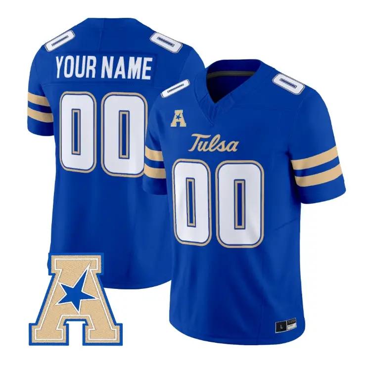 Custom Tulsa Golden Hurricane Jersey 2026 Vapor Limited All Stitched 4 Custom Tulsa Golden Hurricane Jersey 2026 Vapor Limited All Stitched by My Store NCAA Football Jerseys
