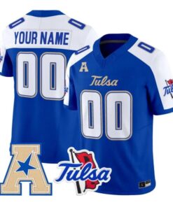 Custom Tulsa Golden Hurricane Jersey 2026 Vapor Limited All Stitched 8 Custom Tulsa Golden Hurricane Jersey 2026 Vapor Limited All Stitched by My Store NCAA Football Jerseys