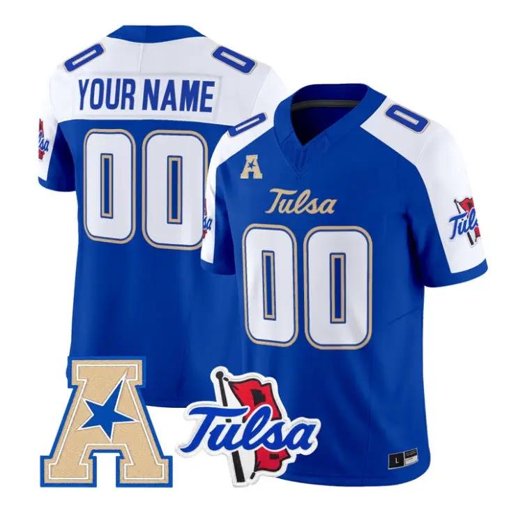 Custom Tulsa Golden Hurricane Jersey 2026 Vapor Limited All Stitched 3 Custom Tulsa Golden Hurricane Jersey 2026 Vapor Limited All Stitched by My Store NCAA Football Jerseys