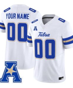 Custom Tulsa Golden Hurricane Jersey 2026 Vapor Limited All Stitched 10 Custom Tulsa Golden Hurricane Jersey 2026 Vapor Limited All Stitched by My Store NCAA Football Jerseys