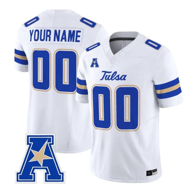 Custom Tulsa Golden Hurricane Jersey 2026 Vapor Limited All Stitched 5 Custom Tulsa Golden Hurricane Jersey 2026 Vapor Limited All Stitched by My Store NCAA Football Jerseys